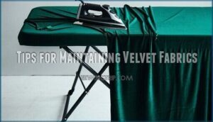 tips for maintaining velvet fabrics