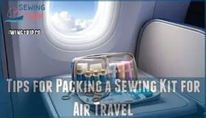 tips for packing a sewing kit for air travel