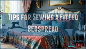 tips for sewing a fitted bedspread