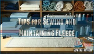tips for sewing and maintaining fleece