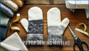 tips for sewing mittens
