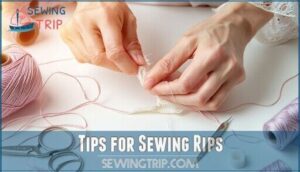 tips for sewing rips