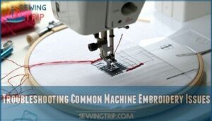 troubleshooting common machine embroidery issues