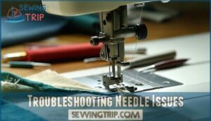 troubleshooting needle issues