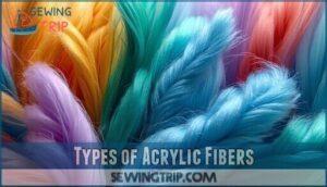 types of acrylic fibers