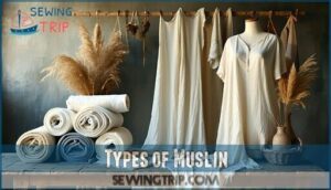 types of muslin