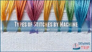 types of stitches by machine