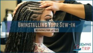 uninstalling your sew-in