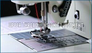 upper thread tension adjustment upper thread tension adjustment