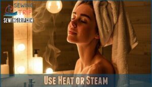 use heat or steam