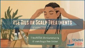 use oils or scalp treatments