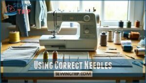using correct needles