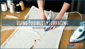 using fusible interfacing