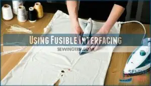 using fusible interfacing
