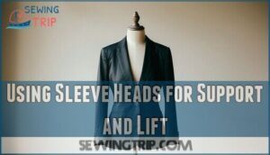 using sleeve heads for support and lift