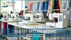 variety of class options