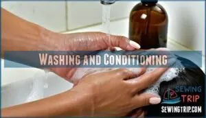 washing and conditioning