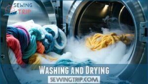 washing and drying