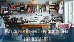 watch for other sewists to sell their stashes