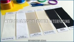 ways to classify fusible interfacing