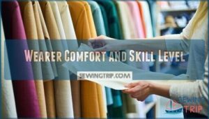 wearer comfort and skill level wearer comfort and skill level