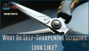 what do self-sharpening scissors look like