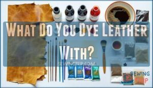 what do you dye leather with
