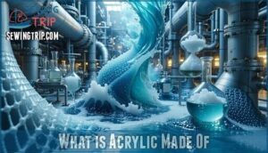 what is acrylic made of