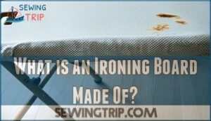 what is an ironing board made of
