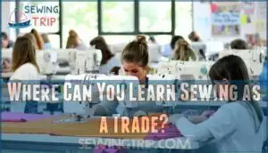 where can you learn sewing as a trade