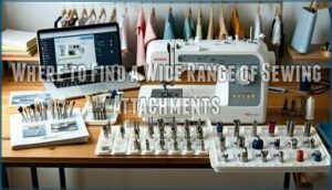 where to find a wide range of sewing attachments