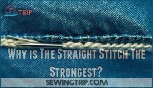 why is the straight stitch the strongest