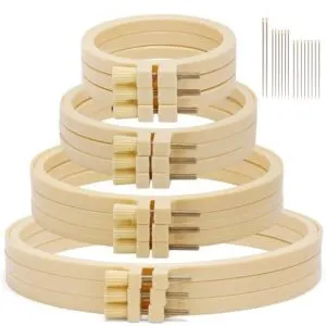 XEmbro 12 PCS Embroidery Hoops, B0DSVY4FQ5