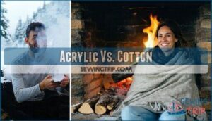 acrylic vs. cotton