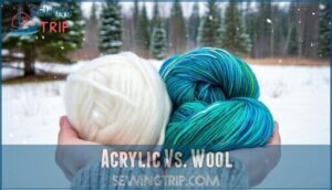 acrylic vs. wool