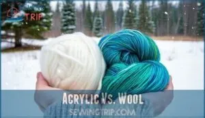 acrylic vs. wool