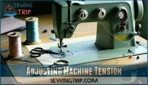 adjusting machine tension