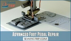 advanced foot pedal repair