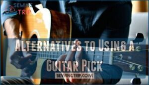alternatives to using a guitar pick