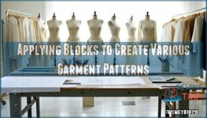 applying blocks to create various garment patterns