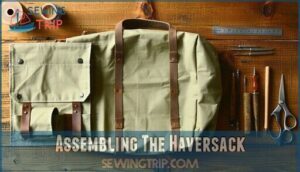 assembling the haversack