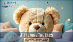 attaching the ears