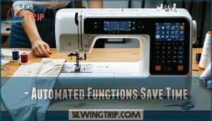 - automated functions save time