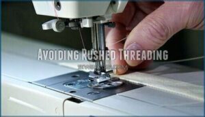 avoiding rushed threading