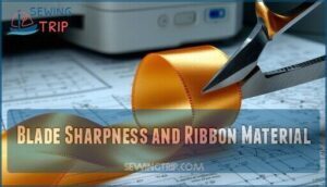 blade sharpness and ribbon material