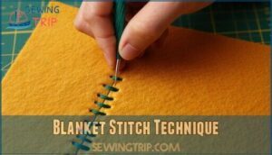 blanket stitch technique