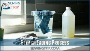 bleach fading process