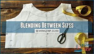 blending between sizes