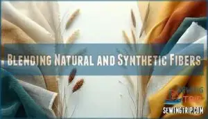 blending natural and synthetic fibers