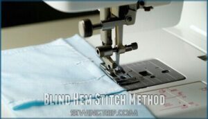 blind hem stitch method